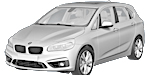 BMW F45 P13D9 Fault Code